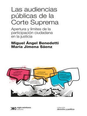 cover image of Las audiencias públicas de la Corte Suprema